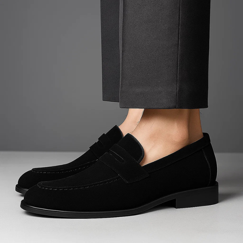Marco Suede Penny Loafers