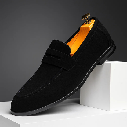 Marco Suede Penny Loafers