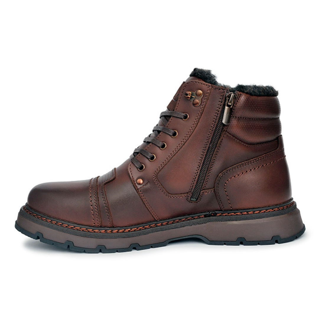 Men’s Winter Boots in Brown Leather