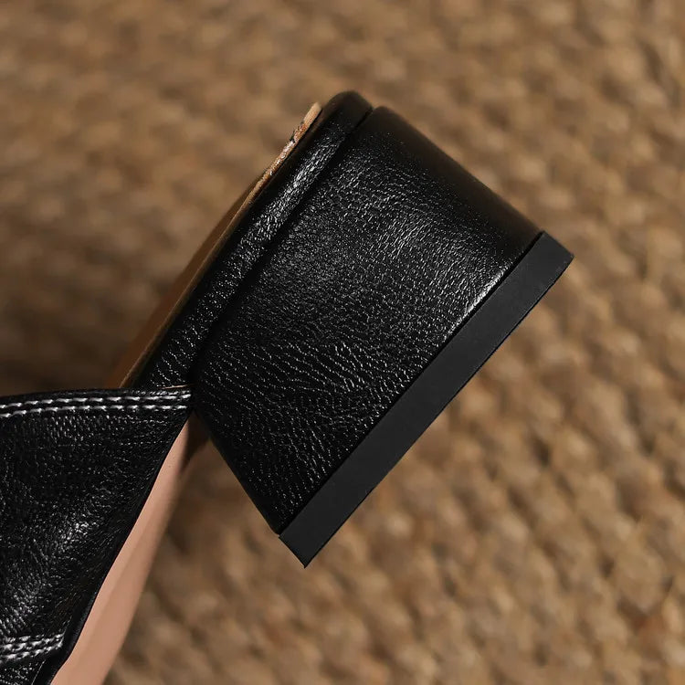 Andie Genuine Leather Mules