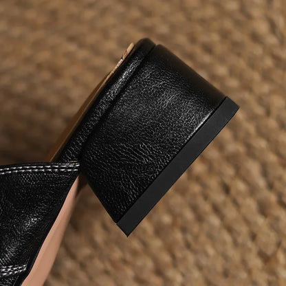 Andie Genuine Leather Mules