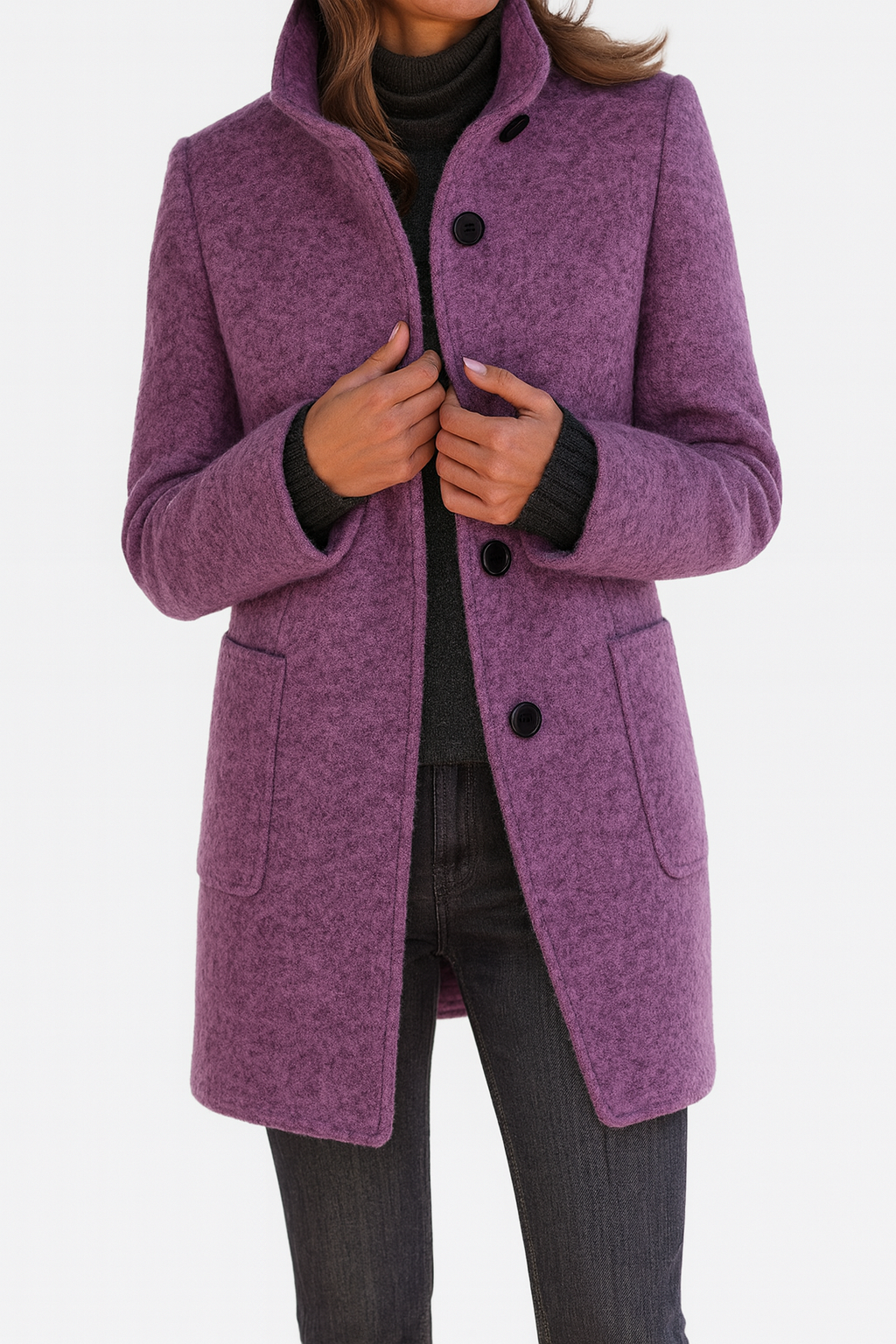 Stella™ | Women’s Coat with High Collar