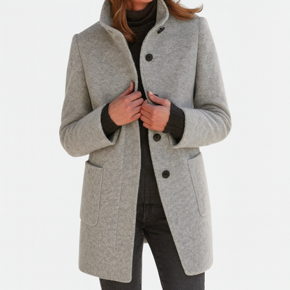 Stella™ | Women’s Coat with High Collar