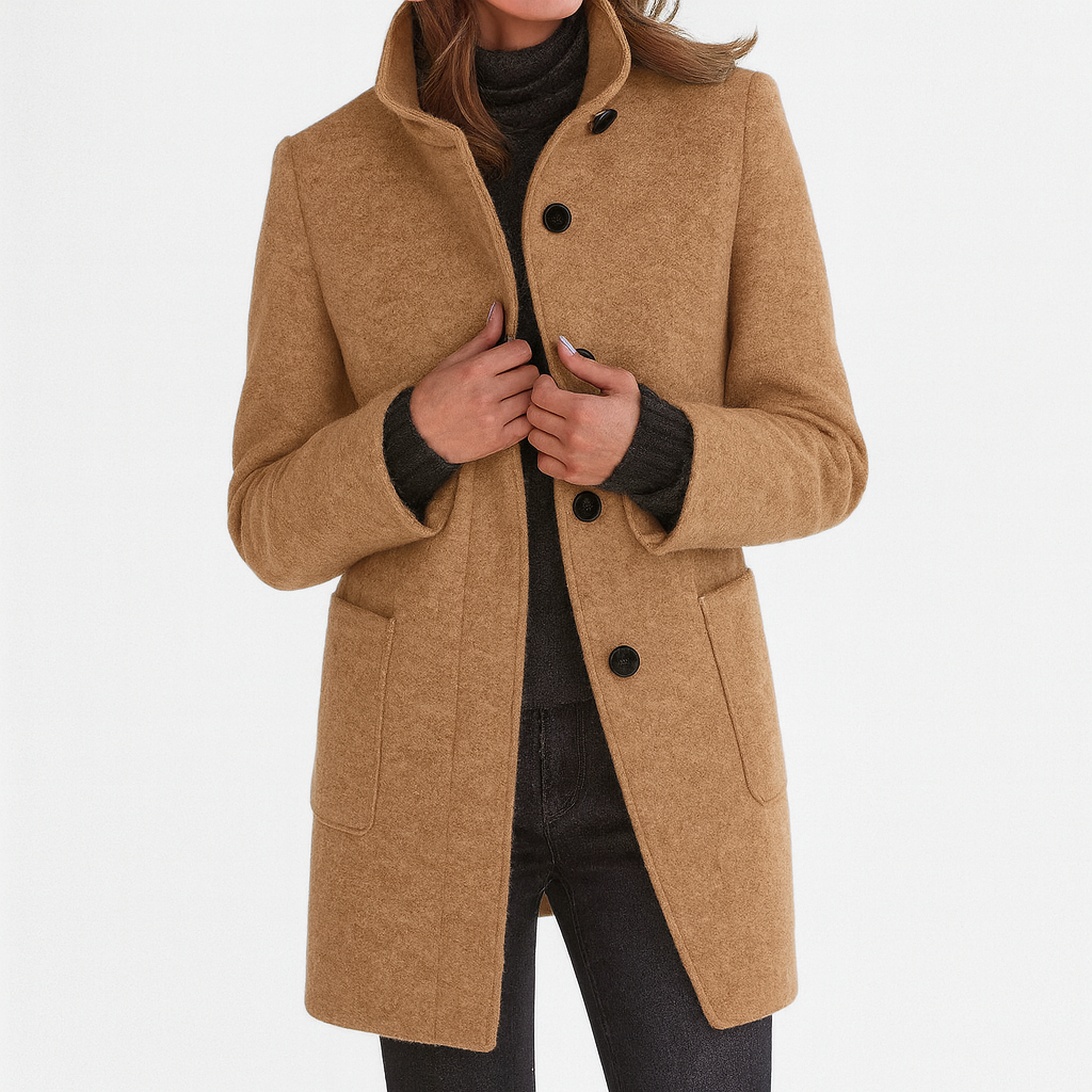 Stella™ | Women’s Coat with High Collar