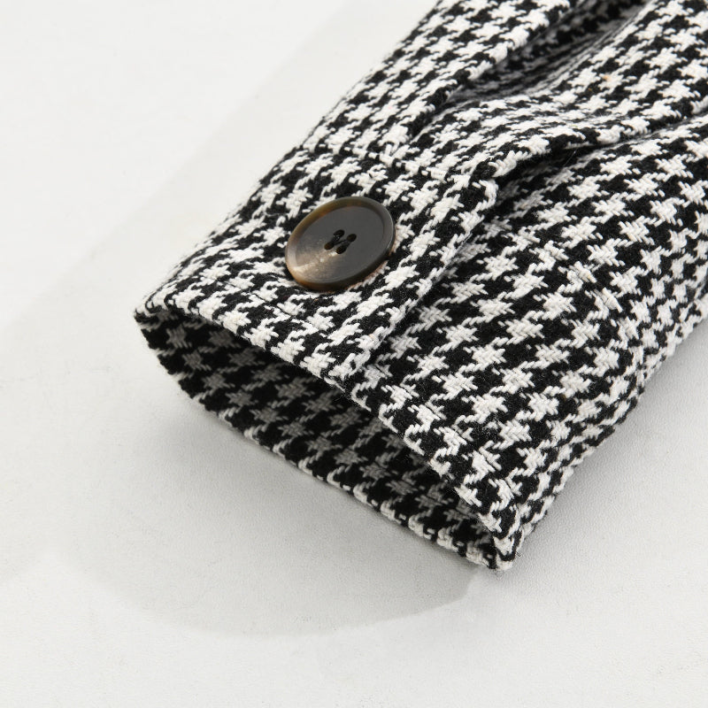 Kent Houndstooth Shirt Jacket