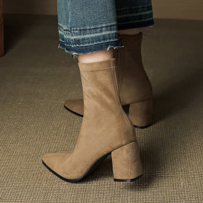Tylia Genuine Suede Boots