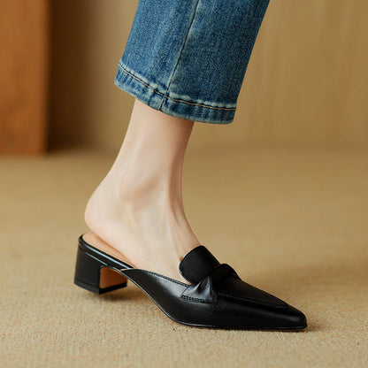 Erlen Genuine Leather Mules