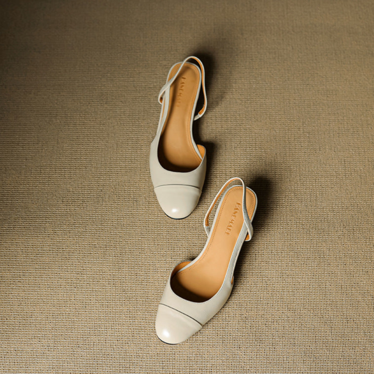 Reyna Genuine Leather Pumps