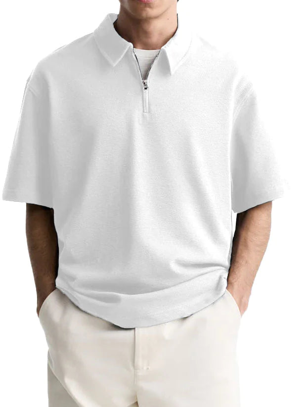 Valencia Zipper Knit Top