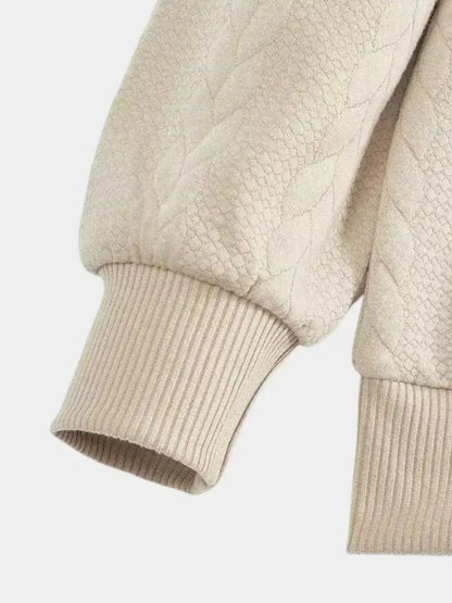 Essential Henley Quarter Zip Pullover